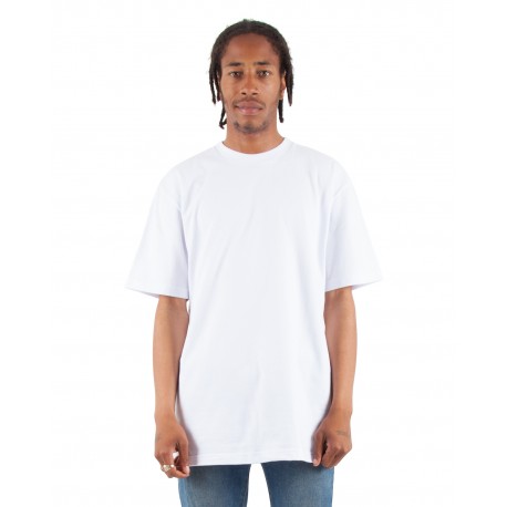 SHRHSS Shaka Wear SHRHSS Adult 6.5 Oz., Retro Heavyweight Short-Sleeve T-Shirt WHITE