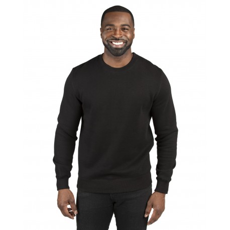 320C Threadfast Apparel 320C Unisex Ultimate Crewneck Sweatshirt BLACK