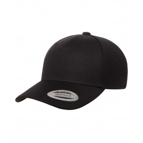 5789M Yupoong 5789M Classic Premium Snapback Cap BLACK