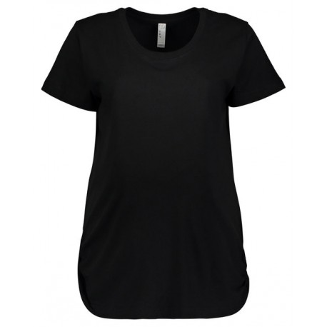 3509 LAT 3509 Ladies' Maternity Fine Jersey T-Shirt BLACK