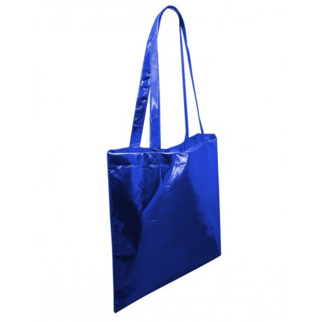 FT003M Liberty Bags FT003M Easy Print Metallic Tote Bag ROYAL