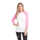 6251 Next Level Apparel Hot Pink/ White
