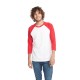 6251 Next Level Apparel RED/ WHITE