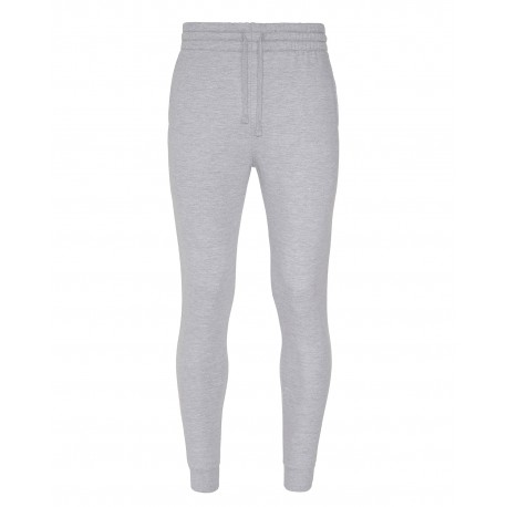 JHA074 Just Hoods By AWDis JHA074 Men's Tapered Jogger Pant HEATHER GREY