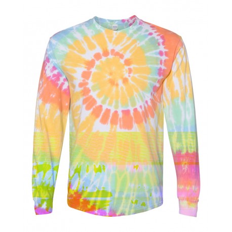 240MS Dyenomite 240MS Spiral Tie Dye Long Sleeve Aerial Spiral