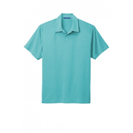 K574 Port Authority K574 Digi Heather Performance Polo MAUI BLUE
