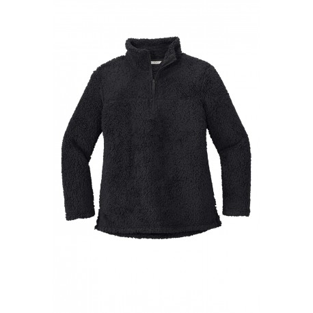 L130 Port Authority L130 Ladies Cozy 1/4-Zip Fleece CHARCOAL