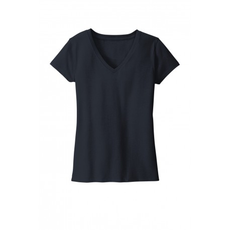 DT8001 District DT8001 Women's Re-Tee V-Neck TRUE NAVY