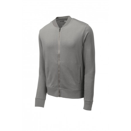 ST274 Sport-Tek ST274 Lightweight French Terry Bomber Grey Concrete