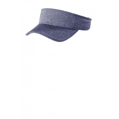 STC45 Sport-Tek STC45 Contender Visor True Navy Heather/ True Navy
