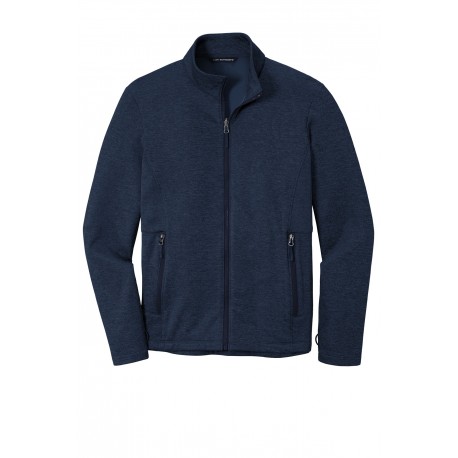 F905 Port Authority F905 Collective Striated Fleece Jacket River Blue Navy Heather