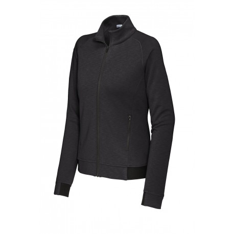 LST570 Sport-Tek LST570 Ladies PosiCharge Strive Full-Zip BLACK