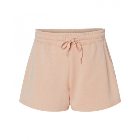 PRM20SRT Independent Trading Co. PRM20SRT Women's Lightweight California Wave Wash Sweatshorts BLUSH