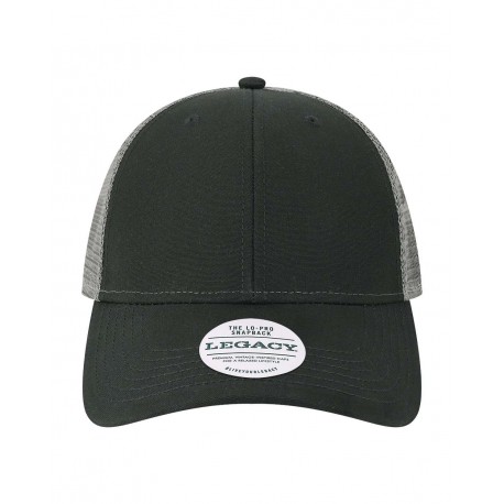 LPS LEGACY LPS Lo-Pro Snapback Trucker Cap Black/ Dark Grey