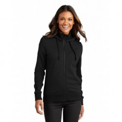 Port Authority L814 Ladies Smooth Fleece Hooded Jacket