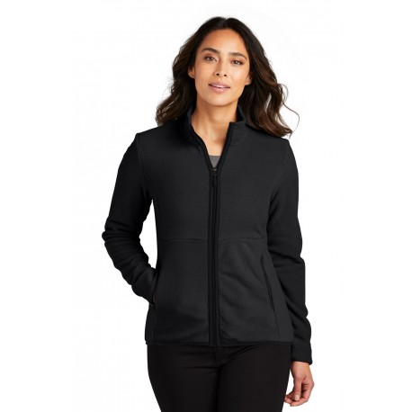 L110 Port Authority L110 Ladies Connection Fleece Jacket Deep Black