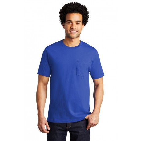 PC600P Port & Company PC600P Bouncer Pocket Tee TRUE ROYAL