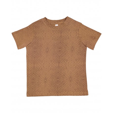 3321 Rabbit Skins 3321 Toddler Fine Jersey T-Shirt BROWN REPTILE