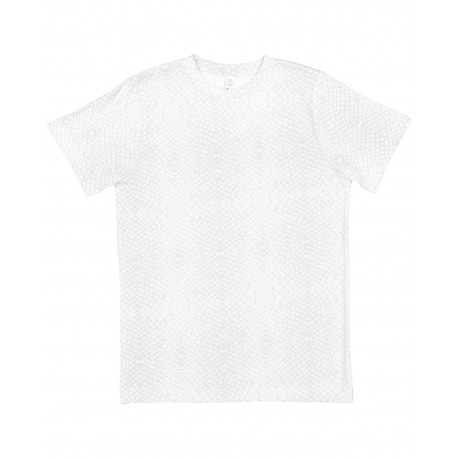 6101 LAT 6101 Youth Fine Jersey T-Shirt WHITE REPTILE