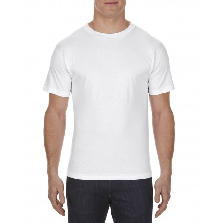 AL1301 American Apparel AL1301 Adult 6.0 oz., 100% Cotton T-Shirt WHITE