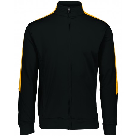 4396 Augusta Sportswear 4396 Youth 2.0 Medalist Jacket BLACK/ VEGAS GLD