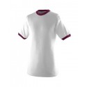 710 Augusta Sportswear WHITE/ MAROON