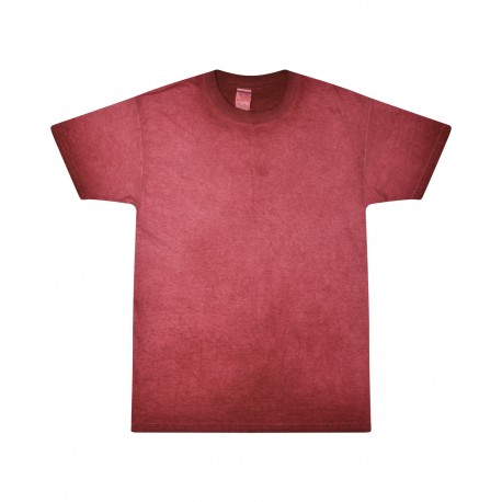 CD1310 Tie-Dye CD1310 Adult Oil Wash T-Shirt OIL RED