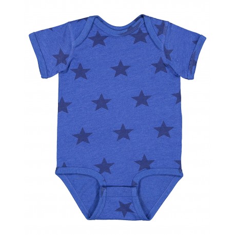 4329 Code Five 4329 Infant Five Star Bodysuit DENIM STAR