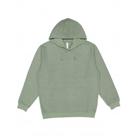 6926 LAT 6926 Adult Pullover Fleece Hoodie BAMBOO BLACKOUT