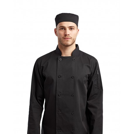 RP653 Artisan Collection by Reprime RP653 Unisex Chef's Beanie BLACK