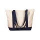 BE004 BAGedge NATURAL/ NAVY