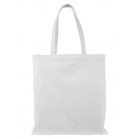 BE007 BAGedge BE007 6 oz. Canvas Promo Tote WHITE