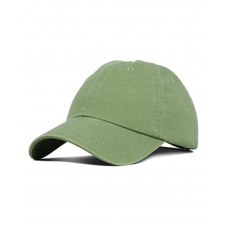 F508 Fahrenheit F508 Garment Washed Cotton Hat Spring Green