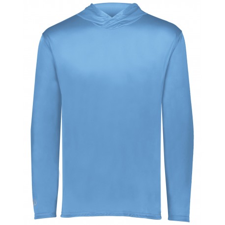 222830 Holloway 222830 Men's Momentum Hooded Sweatshirt COLUMBIA BLUE