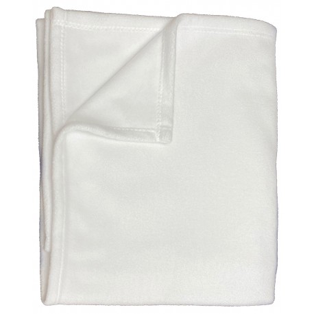 PB5060F Liberty Bags PB5060F Sublimation Brushed Fleece Blanket WHITE