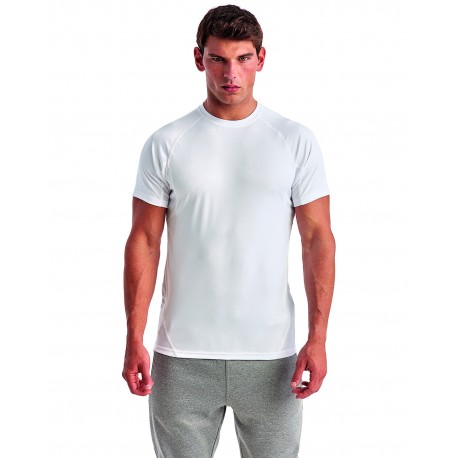 TD011 TriDri TD011 Unisex Panelled Tech T-Shirt WHITE