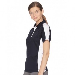 Sierra Pacific 5465 Women's Colorblocked Moisture Free Mesh Polo