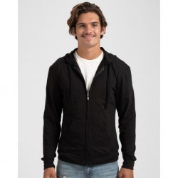 Tultex 260 Unisex Beach Full-Zip Hooded Long Sleeve T-Shirt