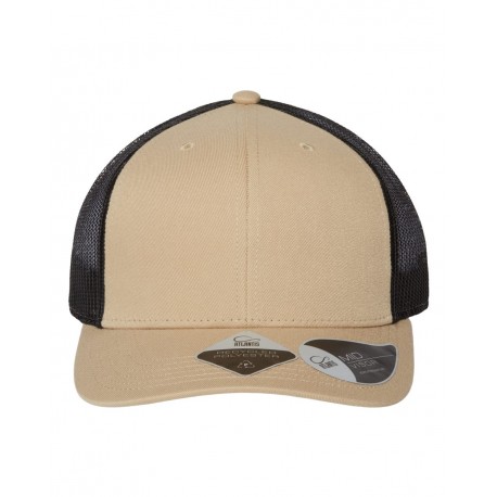 BRYCE Atlantis Headwear BRYCE Sustainable Trucker Cap Khaki/ Black