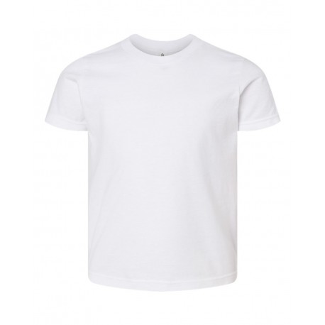 235 Tultex 235 Youth Fine Jersey T-Shirt WHITE
