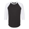 245 Tultex BLACK/ WHITE