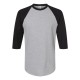245 Tultex Heather Grey/ Black
