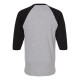 245 Tultex Heather Grey/ Black