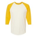 245 Tultex Vintage White/ Mellow Yellow