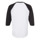 245 Tultex WHITE/ BLACK