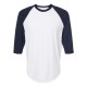 245 Tultex WHITE/ NAVY