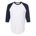 245 Tultex WHITE/ NAVY