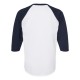 245 Tultex WHITE/ NAVY