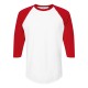 245 Tultex WHITE/ RED