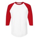 245 Tultex WHITE/ RED